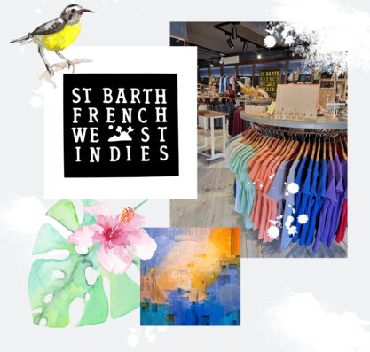Collaboration - Pati de St Barth - Moon St Barth - Illustration