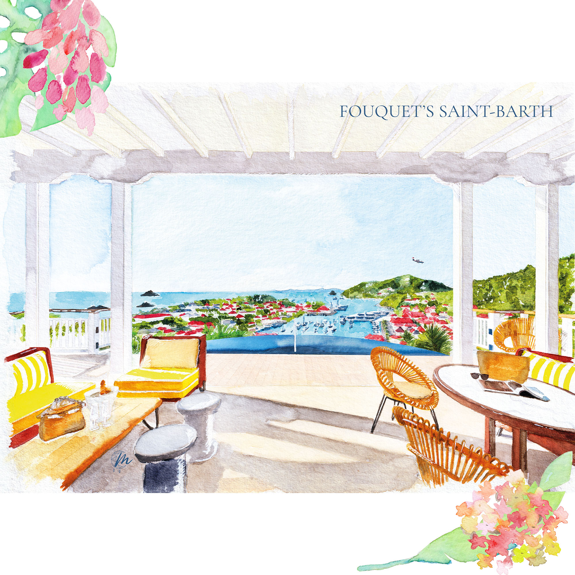 Illustration de Saint-Barthélemy : Hôtel Fouquet's Saint-Barth - Moon St Barth Illustration de Saint-Barthélemy : Hôtel Fouquet's Saint-Barth - Moon St Barth