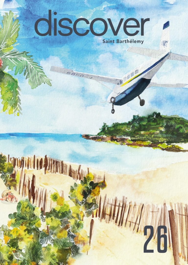 Presse - Magazine Discover Saint-Barthélemy n°26 - Moon St Barth - Illustration