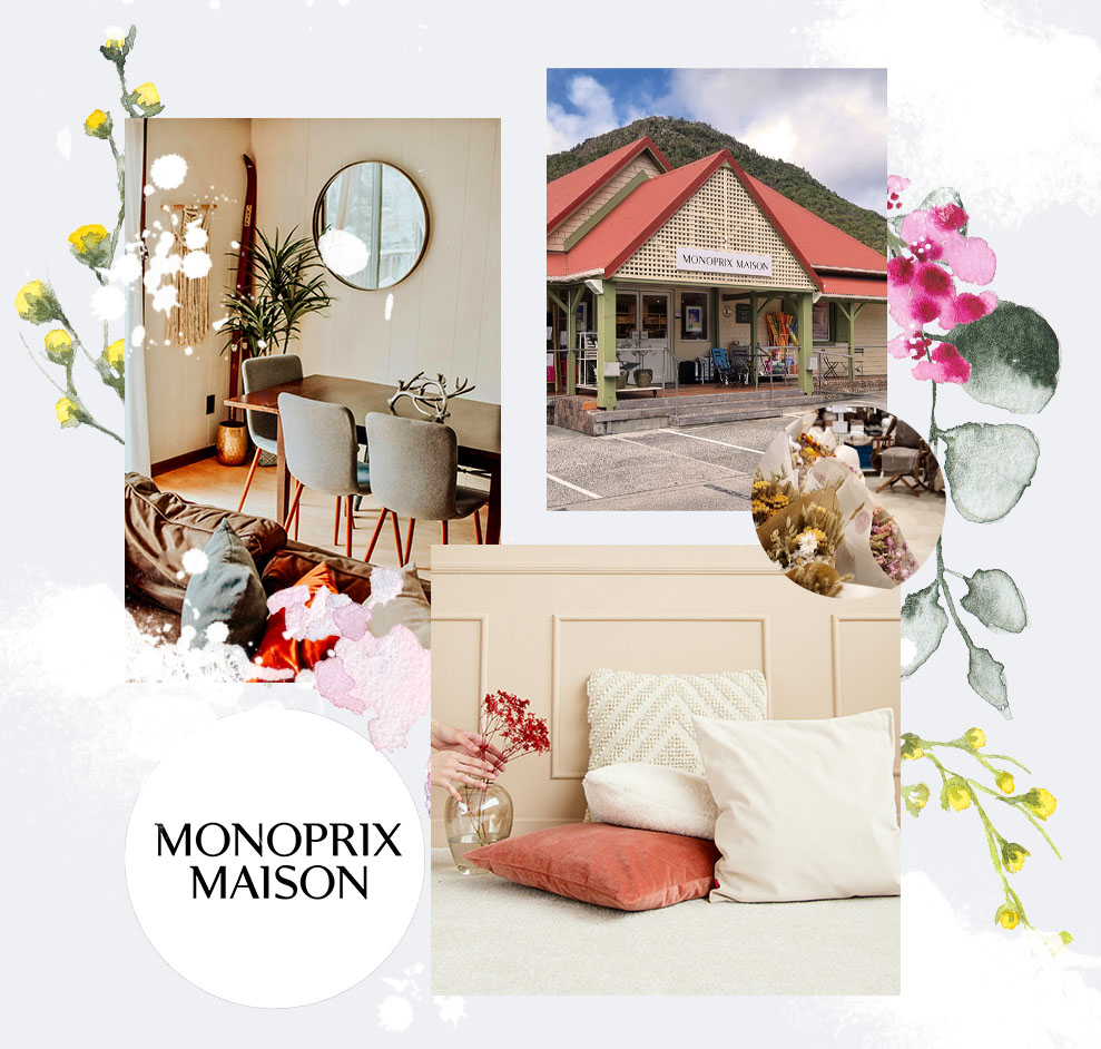 Collaboration - Monoprix Maison - Moon St Barth - Illustration
