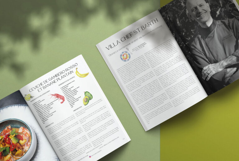 Magazine - Illustrations d'articles du Discover Saint-Barthélemy - Moon St Barth