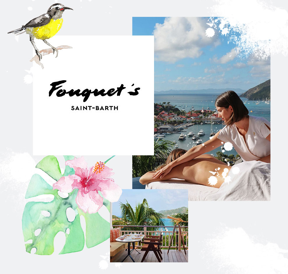 Collaboration - Hôtel Fouquet's Saint Barth - Moon St Barth - Illustration
