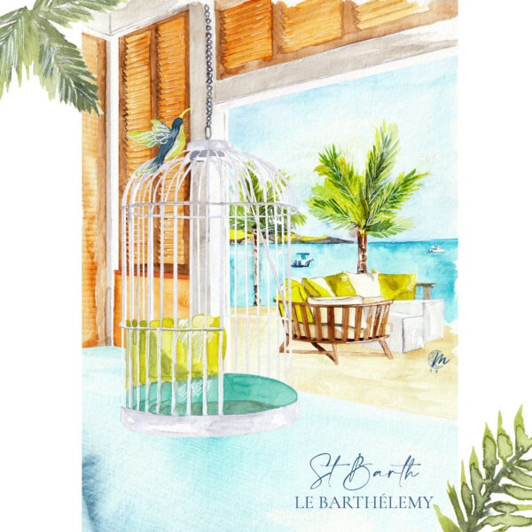 Illustration de l(hôtel Le Barthélemy Hotel & Spa - Moon St Barth