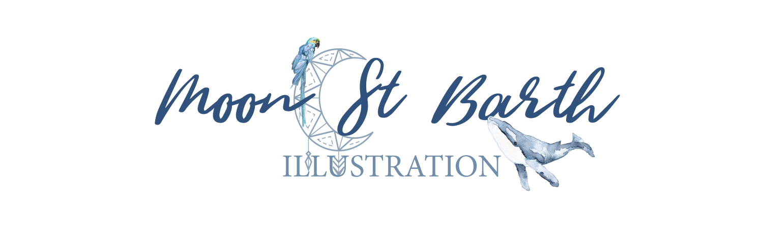 Moon St Barth - Illustration